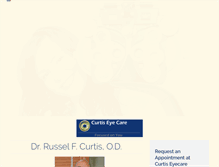 Tablet Screenshot of curtiseyecare.com